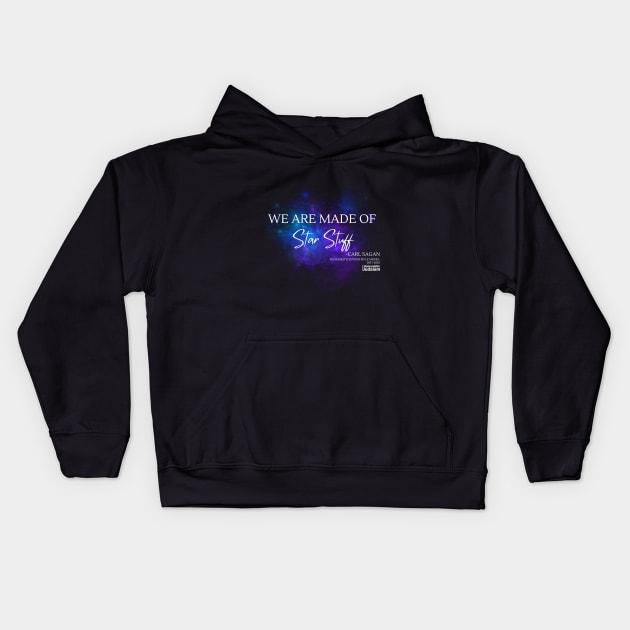 We Are Made of Star Stuff Kids Hoodie by Society for Humanistic Judaism